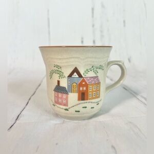 Vintage Newcor Stoneware Our Country Pattern
Coffee Cup Mug 8oz